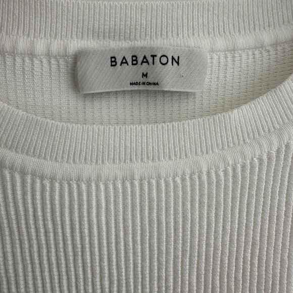 Babaton Sculpt Knit Muscle Tank - NWOT (M) in White - Picture 4 of 4